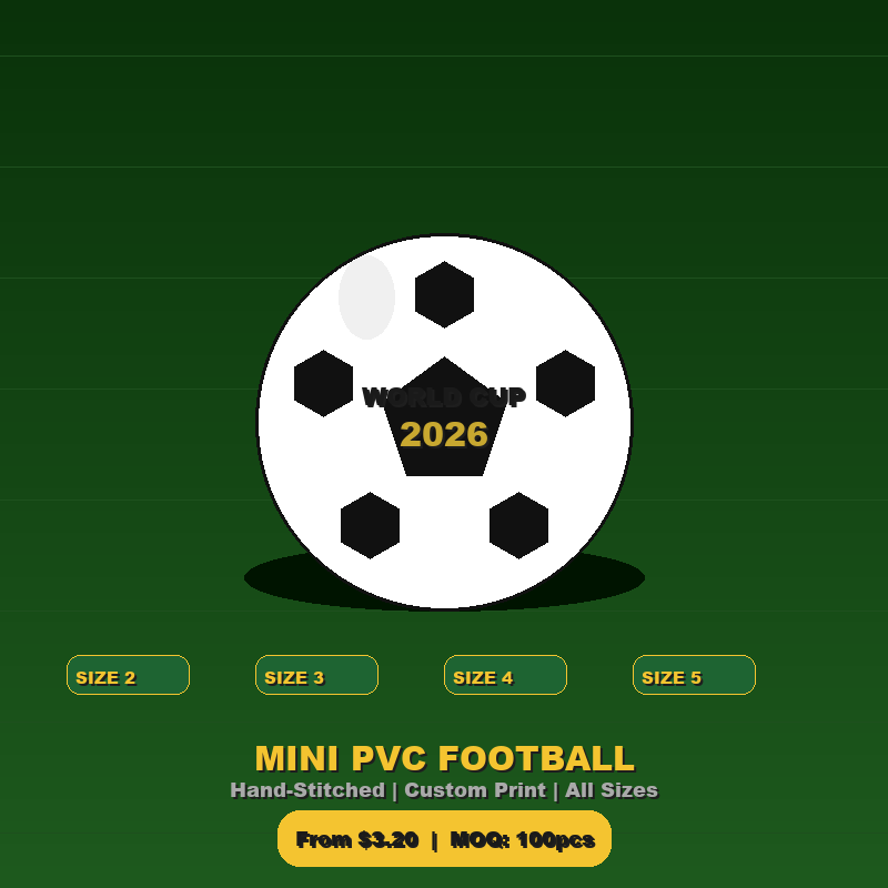 Custom Mini Football - World Cup 2026 Souvenir Ball